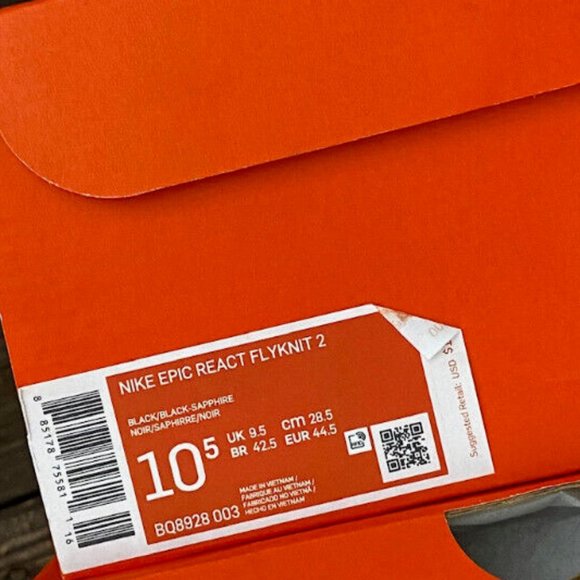 Nike Epic React Flyknit 2 Black Lime Pink Running Shoes Mens BQ8928-003 - Picture 8 of 15